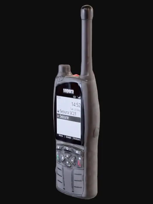 3D model for Sepura SC23 handheld radio