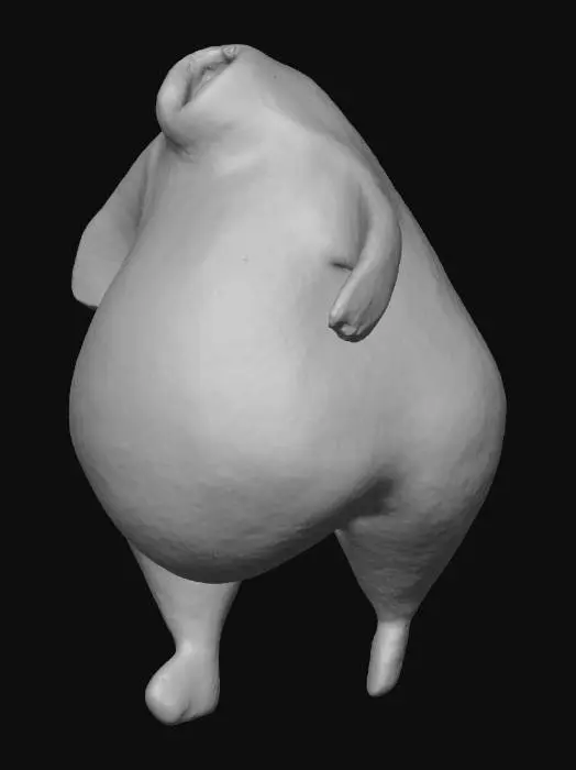 3D model for chicken walking, #Thanksgiving#