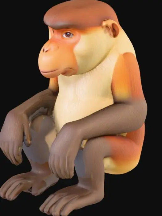 3D model for Melancholy Monkey