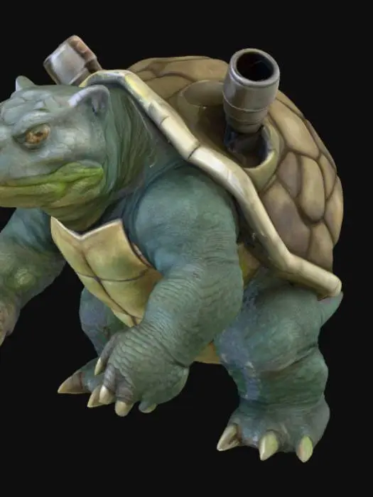3D model for Blastoise in Nature