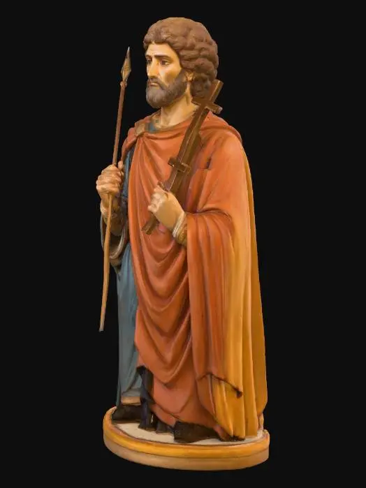 3D model for Saint with Spear and Cross