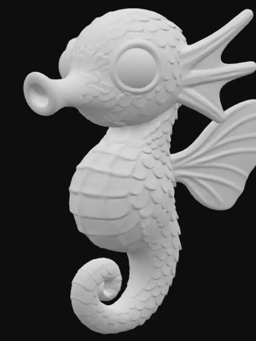 3D model for Neon Seahorse Fairy