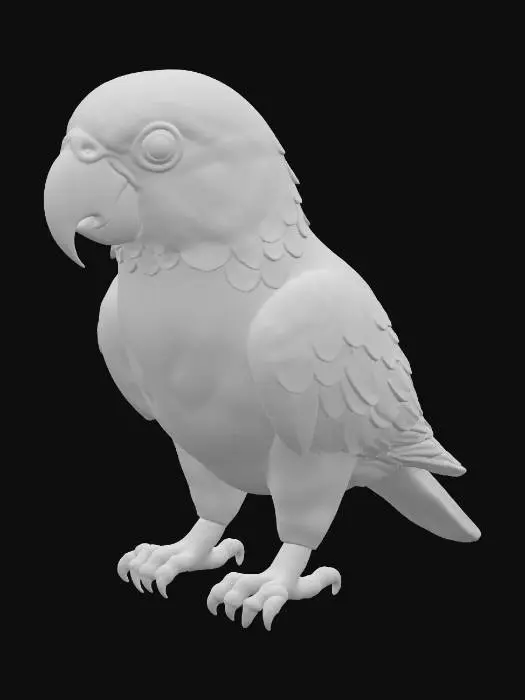 3D model for Prismatic Parrot  Glass
