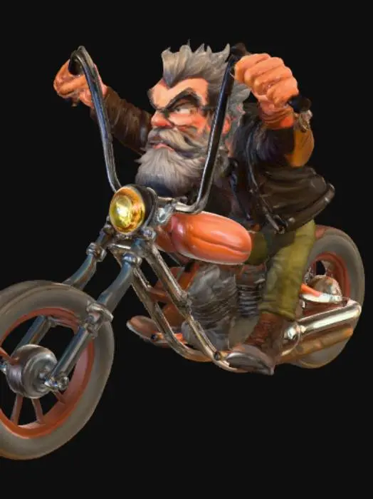 3D model for Biker Brigade Showdown