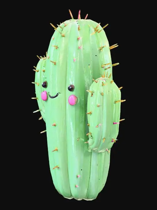 3D model for Happy Cactus