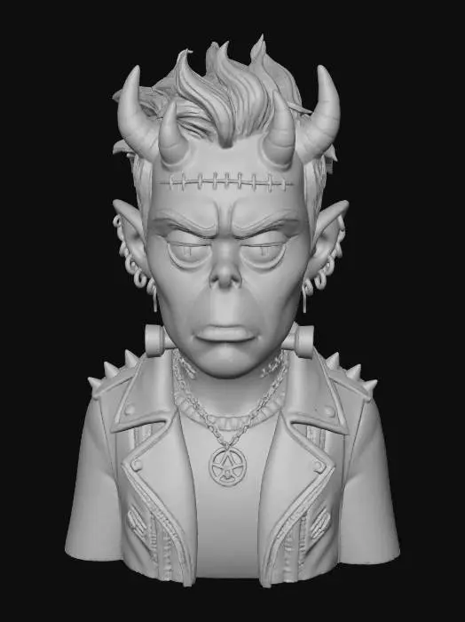 3D model for Monster Punk #villain#