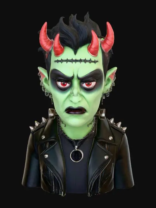 3D model for Monster Punk #villain#