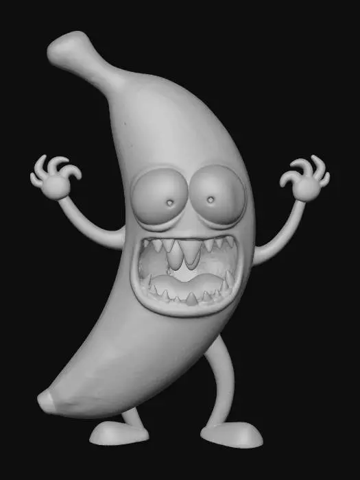 3D model for Bananamonster