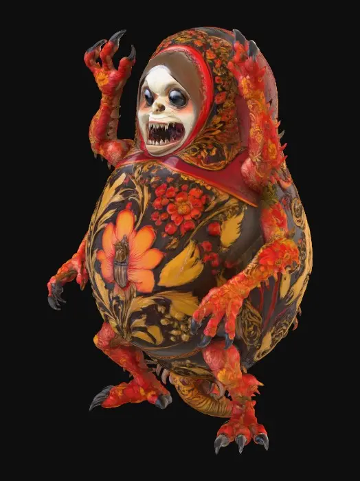3D model for Matryoshka Demon, #villain#