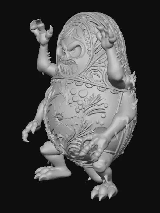 3D model for Matryoshka Monster, #villain#