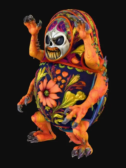 3D model for Matryoshka Monster, #villain#