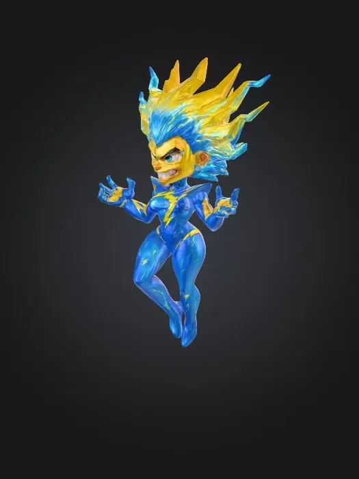 3D model for Electro Surge, #villain#