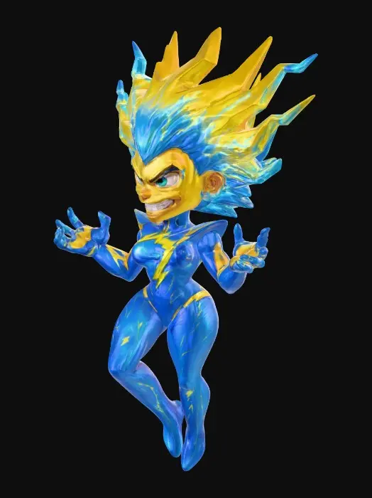 3D model for Electro Surge, #villain#
