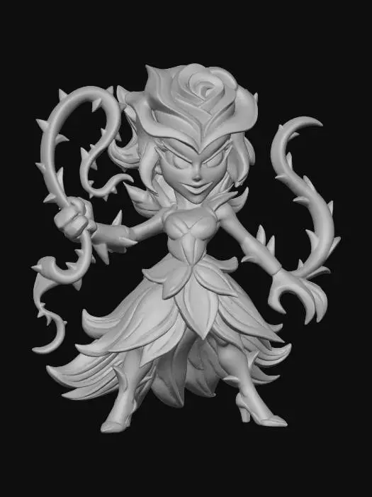 3D model for Rose Thorn Enchantress, #villain#