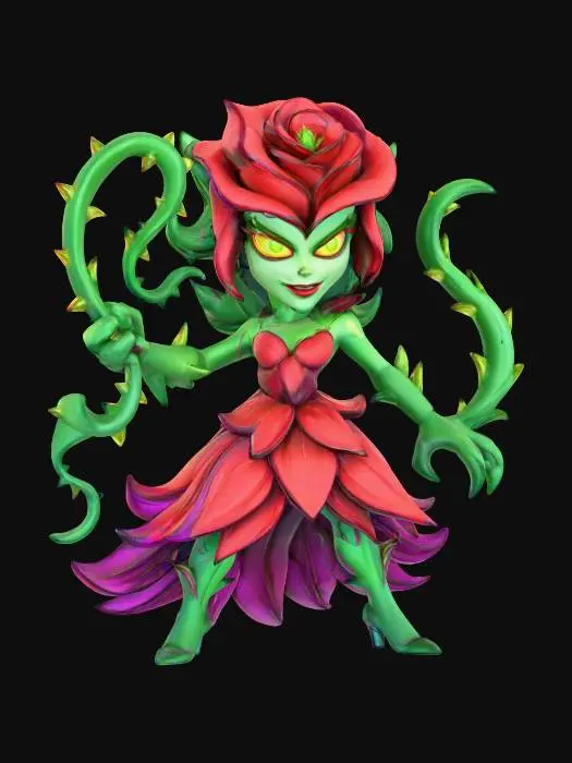 3D model for Rose Thorn Enchantress, #villain#