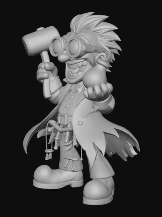 3D model for Mad Scientist Mischief, #villain#