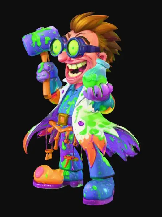 3D model for Mad Scientist Mischief, #villain#