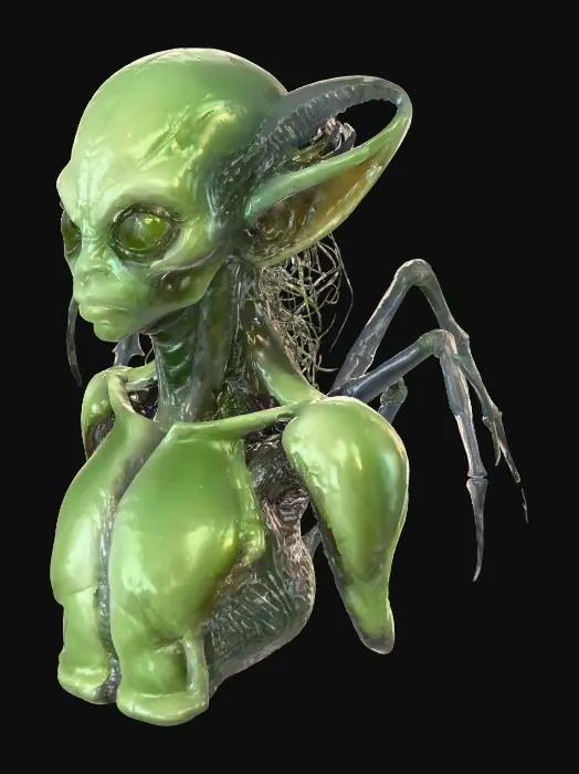 3D model for Alien Sentinel, #villain#