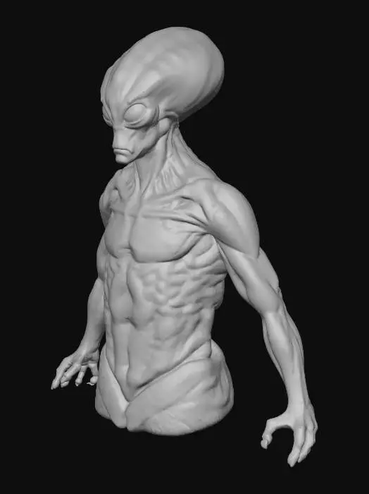 3D model for Extraterrestrial Encounter, #villain#