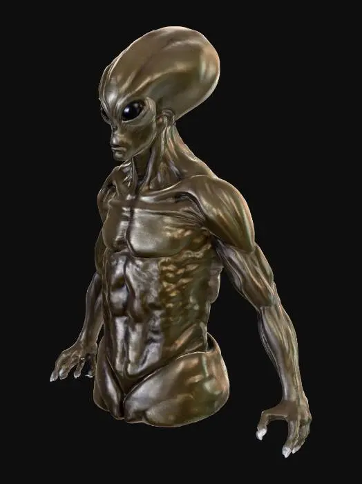 3D model for Extraterrestrial Encounter, #villain#