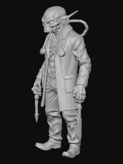 3D model for Alien Surgeon, #villain#