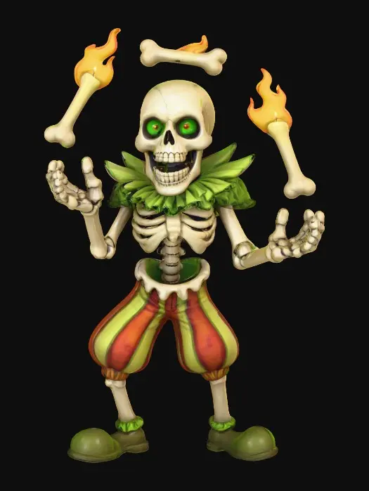 3D model for Bone Juggler