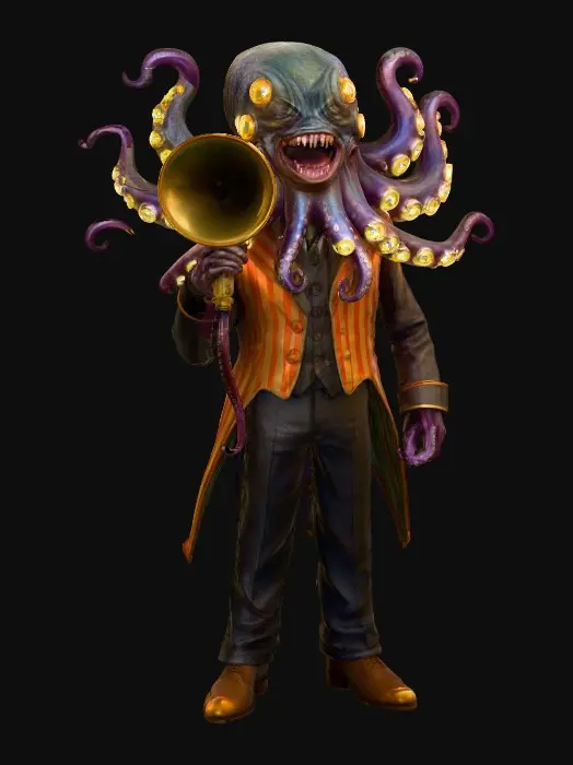 3D model for Octopus Ringmaster