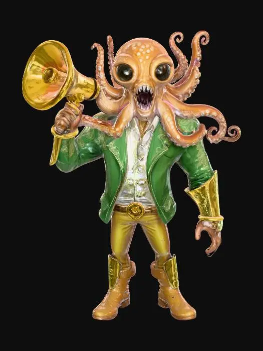 3D model for Octopus Showman