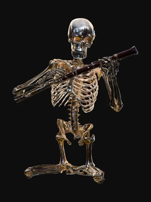 3D model for The Bone Piper

skeleton musician playing flute of bones, ribs carved with runes, glowing mist exiting flute holes, textures: matte bone, engraved symbols, glowing smoke emission, full-body symmetrical, #Halloween2025#