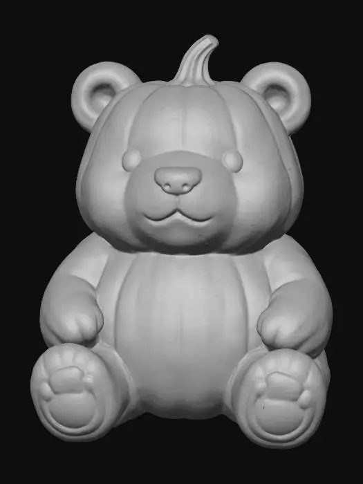 3D model for Pumpkin Bear, #Halloween2025#