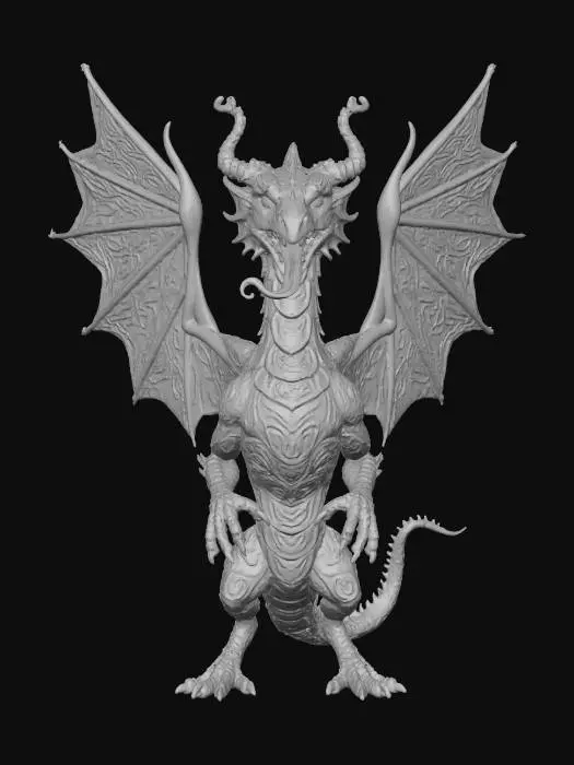 3D model for The Alebrije Dragon

brightly colored mythical dragon creature with wings of glass, body patterned in neon blues, greens, and oranges, textures: glossy painted scales, glowing patterns, translucent glass wings, fine etched lines, full-body symmetrical, 3d and 8000k, emphasised features, #Halloween2025#