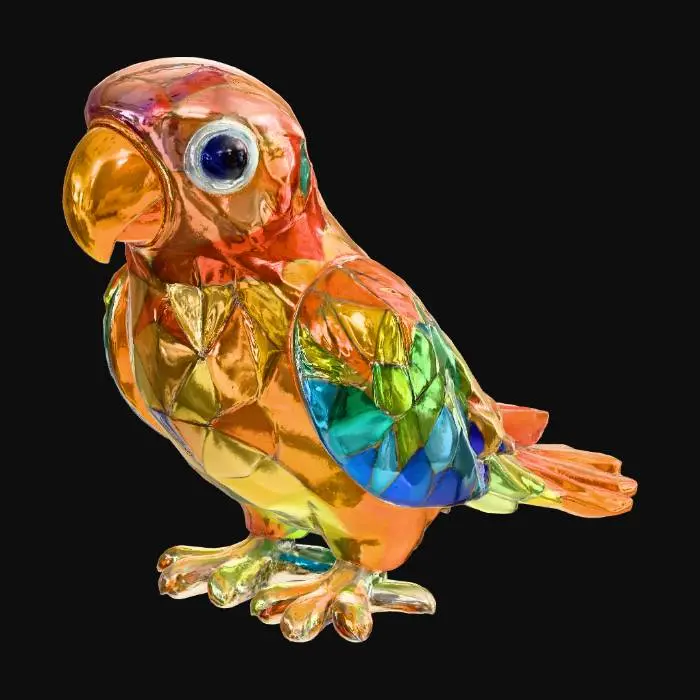 3D model for Prismatic Parrot