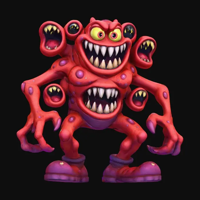 3D model for Monster Mayhem, #villain#