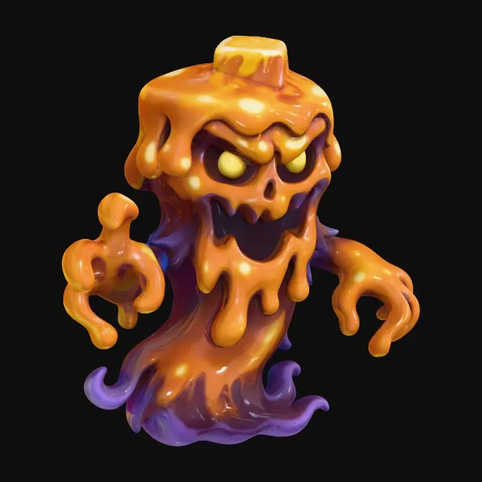 3D model for Melted Mischief, #villain#