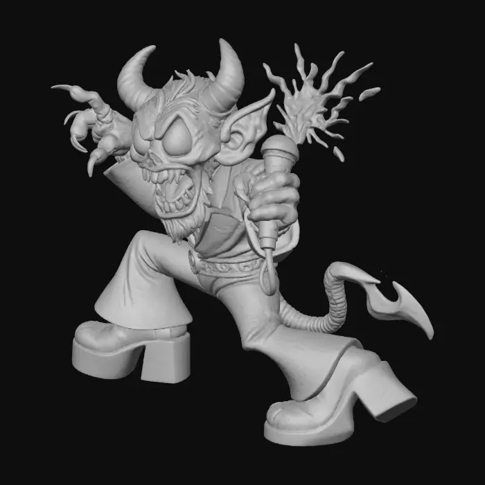 3D model for Disco Demon Rocker, #villain#