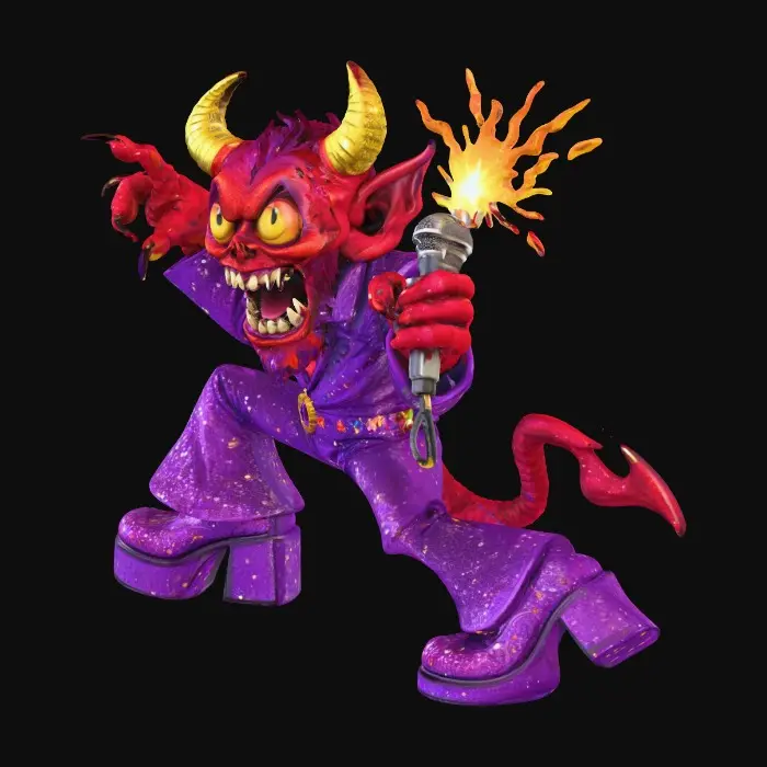 3D model for Disco Demon Rocker, #villain#