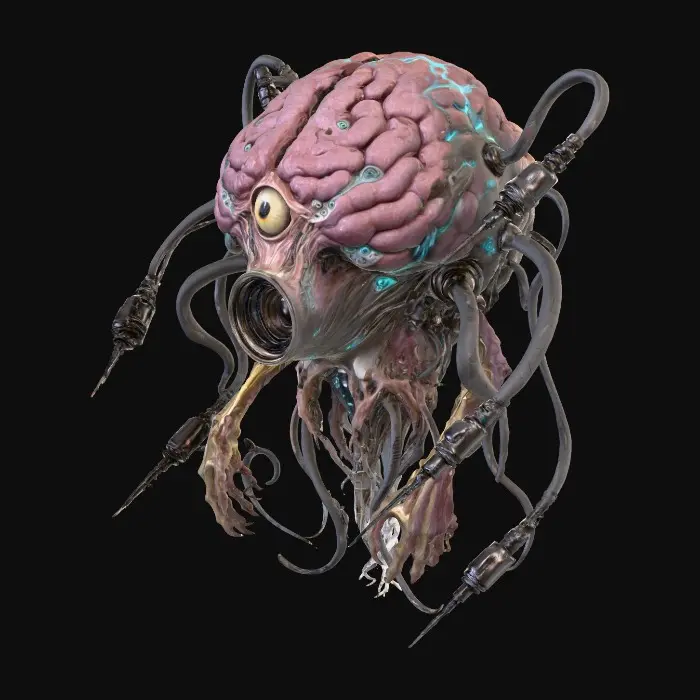 3D model for Neural Overlord, #villain#