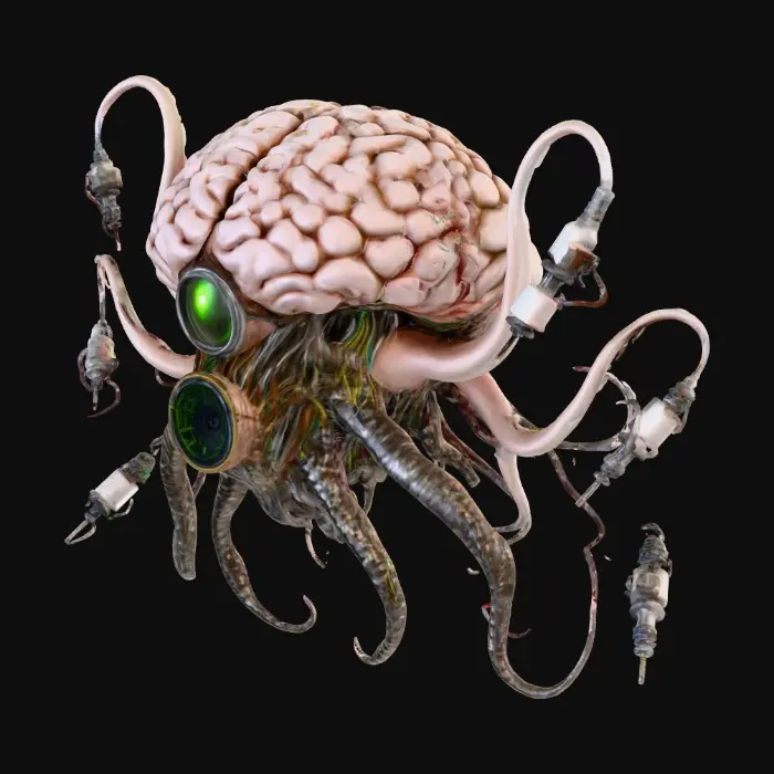 3D model for Neural Nexus Sentinel, #villain#