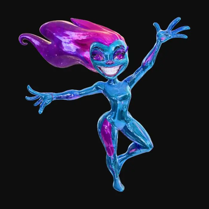 3D model for Cosmic Acrobat