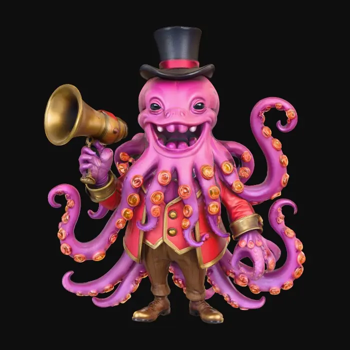 3D model for Octopus Ringmaster