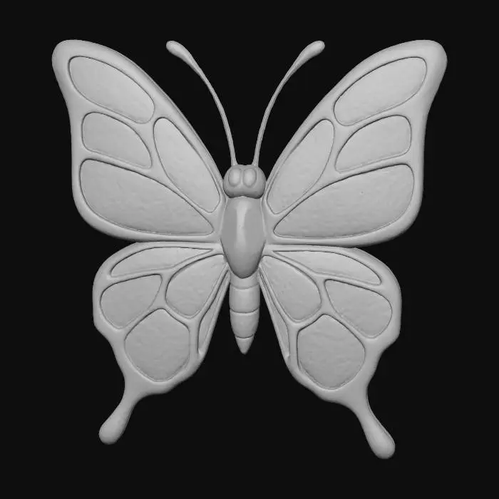 3D model for give me 30 still frames of an animation of a butterfly opening it's wings. the butterfly's frame should be in silver chrome, and the colorful parts are opal.