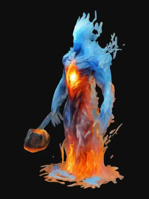 3D model for Elemental Wielder