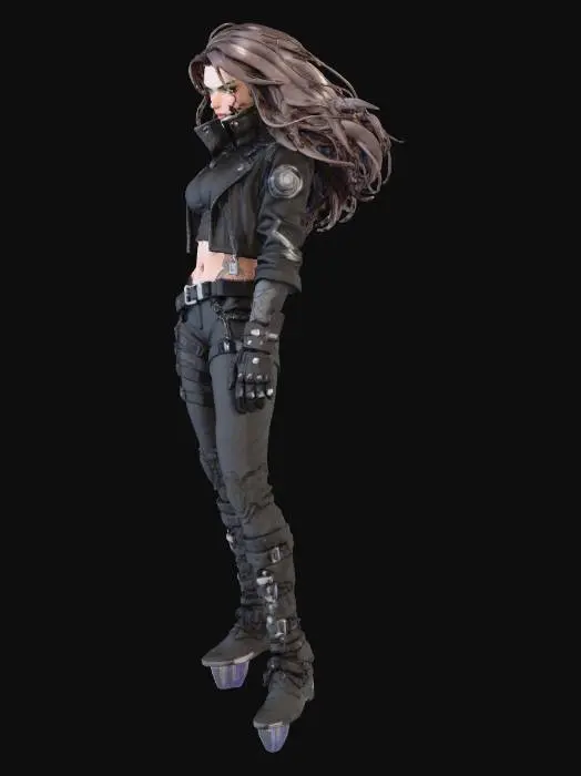 3D model for Moonlit Vigilante