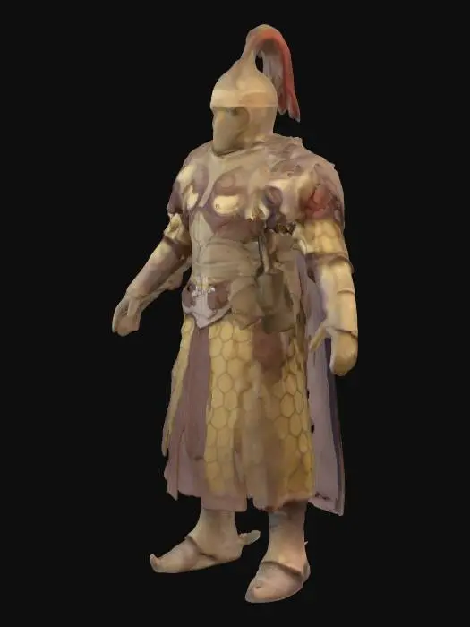 3D model for Golden Warrior