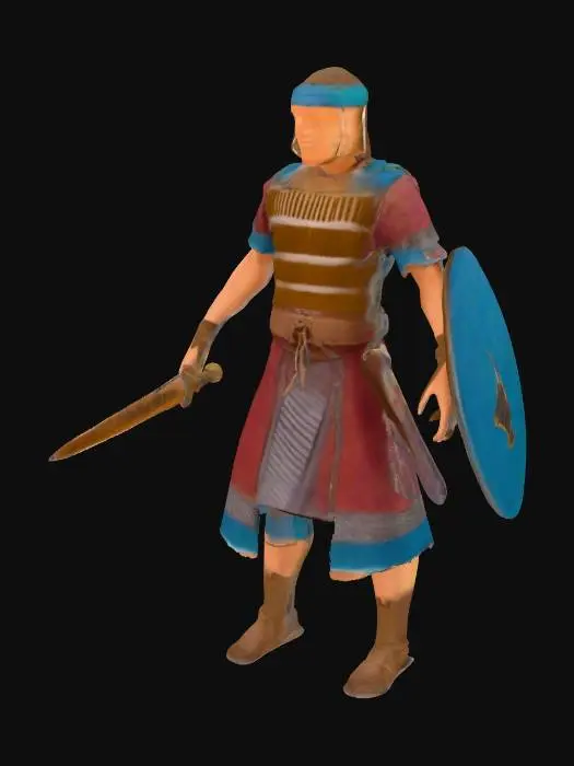 3D model for hittite swordsman