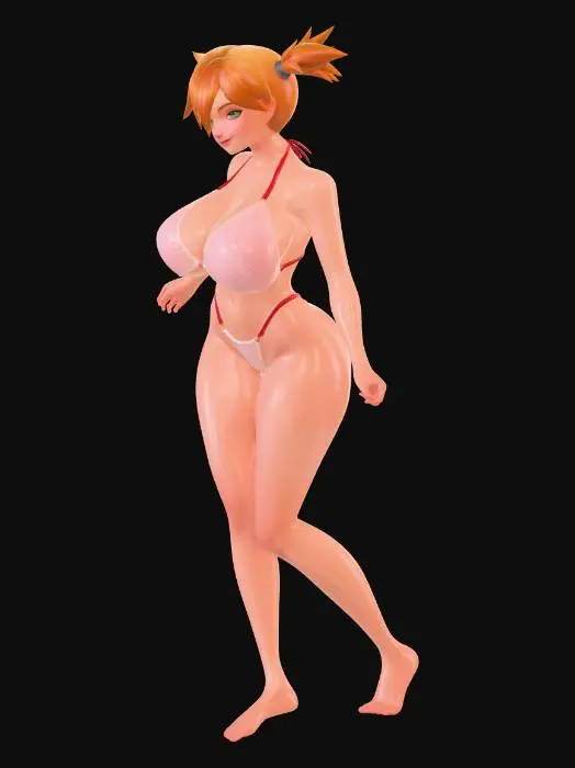 3D model for Golden Hour Beach Walk