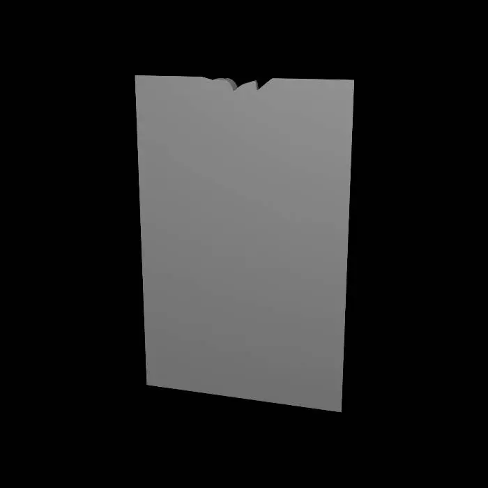3D model for Ivory Hydrangea Relief