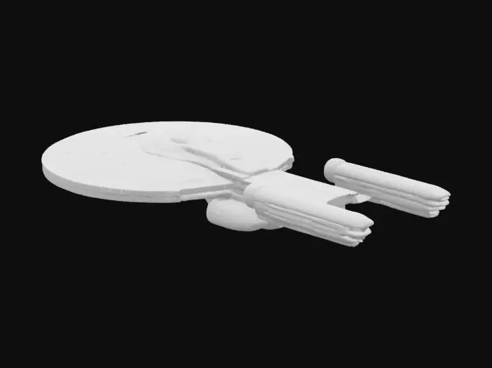 3D model for star trek federation starship the USS enterprise E