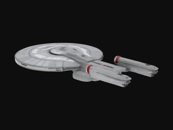 3D model for star trek federation starship the USS enterprise E