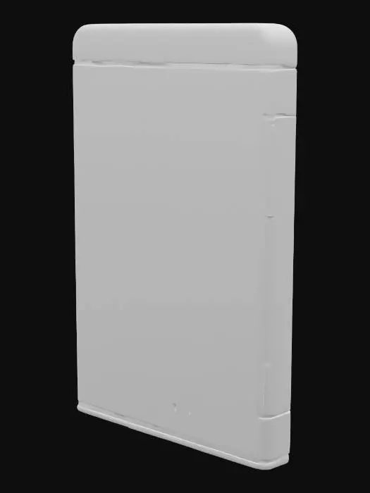 3D model for a blu-ray DVD case cover "Findland" with fields and cold moutains